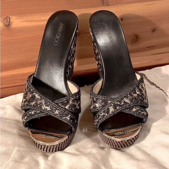 Jimmy Choo Shoes - Jimmy Choo platform wedge slides